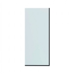 Шторка для ванны BENETTO 1400х600, прозрачное стекло, профиль черный матовый, BEN-403_BL_C 600 - изображение 1