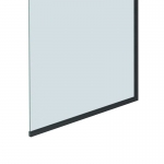 Шторка для ванны BENETTO 1400х600, прозрачное стекло, профиль черный матовый, BEN-403_BL_C 600 - изображение 2
