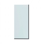Шторка для ванны BENETTO 1400х500, прозрачное стекло, профиль черн.матовый, BEN-403_BL_C 500 - изображение 1