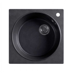 Мойка кухонная Лиль ЛИ 5151 Черный обсидиан 25 - изображение 1