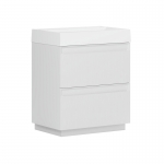 Тумба Базель Н 70-02 белый матовый (18) - изображение 1 Тумба Базель Н 70-02 белый матовый (18) - изображение 1