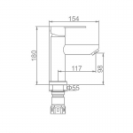 Смеситель Ledeme L71003 для умывальника из нерж.сталь - изображение 3