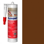 Герметик санит. PLITONIT PLITOSIL Premium (шоколад) -310мл - изображение 1