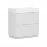 Тумба Базель Н 80-02, Белый матовый (18) - изображение 1 Тумба Базель Н 80-02, Белый матовый (18) - изображение 1