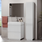 Тумба Базель Н 80-02, Белый матовый (18) - изображение 3 Тумба Базель Н 80-02, Белый матовый (18) - изображение 3