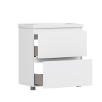 Тумба Киото Н 80-02, Белый глянцевый (1) - изображение 2