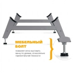 Ванна стальная ВИЗ Antika А-70001 170x70 (белая орхидея, с ножками) - изображение 3