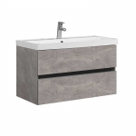 Тумба Бостон НП 90-02 Бетон Чикаго светло-серый (31) - изображение 1