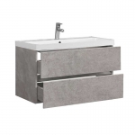 Тумба Бостон НП 90-02 Бетон Чикаго светло-серый (31) - изображение 2