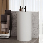 Умывальник Белюкс Осло 450х800 Напольный Белый матовый (Solid Surface) - изображение 3