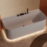 Ванна Атланта ВА-1700 с подставкой и подсветкой, Белый матовый (18), T [Solid Surface] - изображение 4