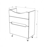 Тумба MARKO 71 700 2 ящика - изображение 4