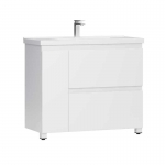 Тумба Неаполь Н 100-02, белый глянцевый - изображение 1 Тумба Неаполь Н 100-02, белый глянцевый - изображение 1