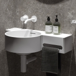 Умывальник Белюкс Аврора 550-01, Белый матовый - изображение 3 Умывальник Белюкс Аврора 550-01, Белый матовый - изображение 3