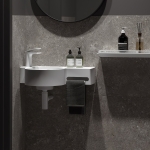 Умывальник Белюкс Аврора 550-01, Белый матовый - изображение 4 Умывальник Белюкс Аврора 550-01, Белый матовый - изображение 4