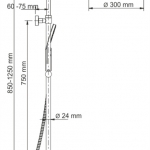Душевой комплект A18801 Thermo с термостатическим смесителем - изображение 2 Душевой комплект A18801 Thermo с термостатическим смесителем - изображение 2