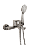 Смеситель Vils 5601 для ванны с коротким изливом (в компл. шланг и лейка 3-функц) - изображение 1 Смеситель Vils 5601 для ванны с коротким изливом (в компл. шланг и лейка 3-функц) - изображение 1