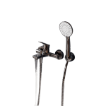 Смеситель Dill 6101 для ванны с коротким изливом (в компл. шланг и лейка 3-функц) - изображение 1 Смеситель Dill 6101 для ванны с коротким изливом (в компл. шланг и лейка 3-функц) - изображение 1