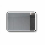 Зеркало Bissau black 10070dh-6 - изображение 1