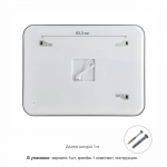 Зеркало Bissau blaсk 10070mh-6 - изображение 6