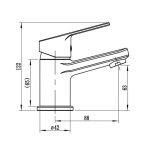 Смеситель VODA Tide для умывальника, TD 26 - изображение 2 Смеситель VODA Tide для умывальника, TD 26 - изображение 2