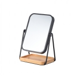 Зеркало космет.прямоуг.увелич.черное на бамбук.основе, арт.90043 - изображение 1