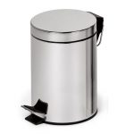 Ведро с педалью 10л хром, арт.90024 - изображение 1
