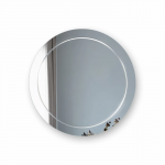 Зеркало D 600 с полир.кромкой и гравировкой - изображение 1