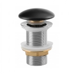 Донный клапан Axus 65*100 (dk01b) черный, арт. dk01b - изображение 1