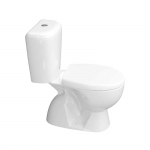 Напольный унитаз-компакт Керамин Гранд-N-C Инкоэр двухрежимный Боковой подвод (с жестким сиденьем) - изображение 3