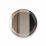 Зеркало D 550 с полир.кромкой и гравировкой, арт. Г-054 - изображение 1