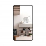 Зеркало 1100*600 с шлиф.кромкой и УФ-печатью (черный), арт. Д-025 - изображение 1 Зеркало 1100*600 с шлиф.кромкой и УФ-печатью (черный), арт. Д-025 - изображение 1