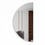 Зеркало 1400*700 фиг. с шлиф.кромкой, арт. А-059 - изображение 1