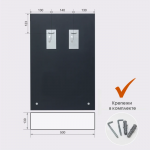 Зеркало 600*500 с фацетом 15мм и полкой, арт. Е-462 - изображение 3