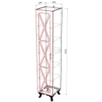 Шкаф-пенал для ванной Garda KELN-22 400L - изображение 3 Шкаф-пенал для ванной Garda KELN-22 400L - изображение 3