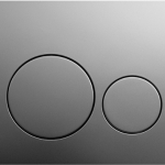 Клавиша механическая смывная Kерамин ИнВолл Kей Премиум (серебристо-серая) K5230-К-EEA2 - изображение 1