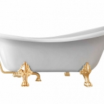 Комплект ног для изделия ванна Ладья, золото, металл - изображение 2