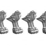 Комплект ног для изделия ванна Ладья, хром, металл - изображение 1