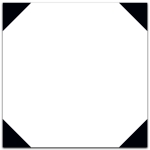 Керамогранит Керамин Неро-Бьянко 5Д тип 1 200х200 - изображение 1