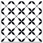 Керамогранит Керамин Неро-Бьянко 5Д тип 3 200х200 - изображение 1