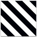 Керамогранит Керамин Неро-Бьянко 5Д тип 6 200х200 - изображение 1