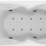 Ванна акриловая Triton Персей 190x90 люкс с гидромассажем - изображение 1