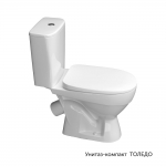 Напольный унитаз-компакт Керамин Толедо МЛ Дуал белый - изображение 3