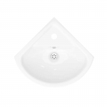 Умывальник Сити 45 угловой с отверстием белый - изображение 3