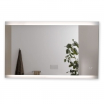 Зеркало Алмаз-Люкс бытовое навесное с подсветкой 1000x600 ЗП-101 - изображение 1