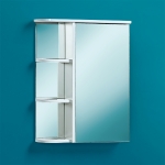 Полка зеркальная Акваль Эмили правая 55 без светильника AL.04.55.55R - изображение 2