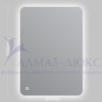 Зеркало с подсветкой Алмаз-Люкс 600х1000 ЗП-11 - изображение 2