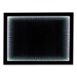 Зеркало бытовое навесное с подсветкой "тоннель" 800х600 ЗП-120 - изображение 1
