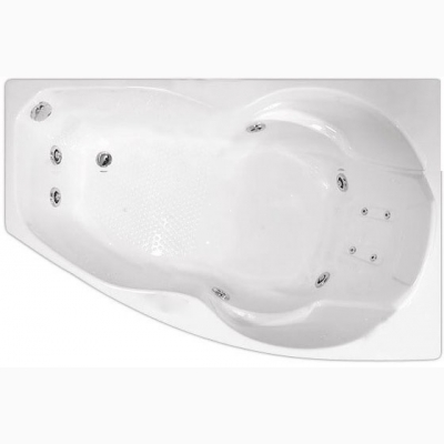 Ванна акриловая Triton Бриз 150 x 95 L стандарт (с гидромассажем) - изображение 1