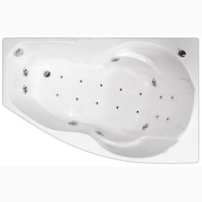 Ванна акриловая Triton Бриз 150 x 95 L люкс (с гидромассажем) - изображение 1